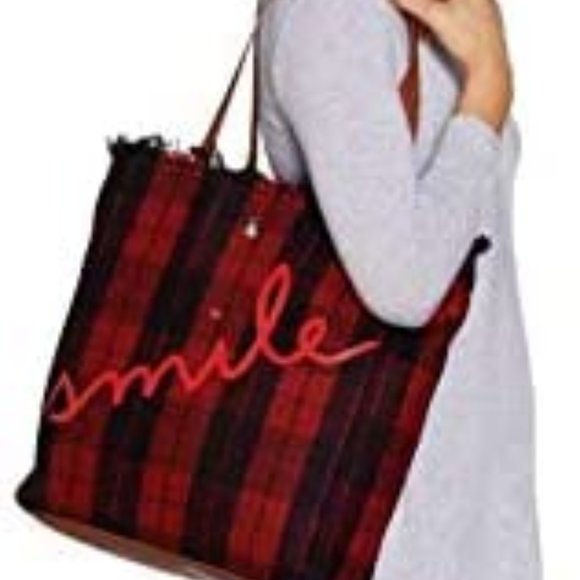Ellen DeGeneres Green Tartan Oax Tote - Picture 5 of 14